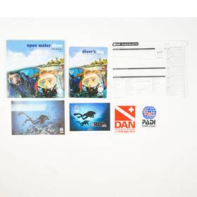 20230508 Padi 60067 Open Water Crew-pak With Erdpml And Blue Logbook