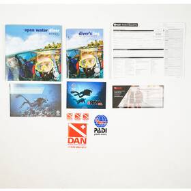 20230509 Padi 60067 Open Water Crew-pak With Erdpml And Blue Logbook