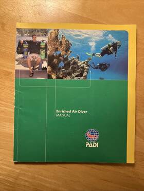70470i Padi Manual Enriched Air Nitric Diver 70460