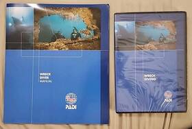 70888-79304 Padi Wreck Diving Manual Dvd Sealed Scuba