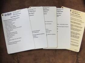 Pdi60202 Padi Open Water Cue Cards