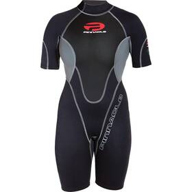 Ws11fbg11 Pinnacle Aquatics Womens Spirit 3mm Shorty X-small Black
