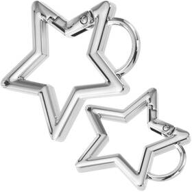 Pndeyo Cd2408629t3b006c1-cp Star Carabiner Heavy Duty Spring Snap Hook Keyring Zinc Alloy K