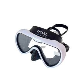 Proshot 854159007317 Single-lens Tidal Mask White With Clear Lens Black Skirt