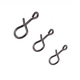 Qhdjianhui 734009416721 100-pack Quick Fly Fishing Snaps Stainless Steel No Knot Fast Lur