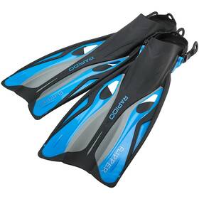 Fa68-atl-fa683402 Rapido Flipper Open Heel Fins Small/medium Blue