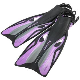 Fa68-atl-fa683492 Rapido Flipper Open Heel Fins Small/medium Lilac