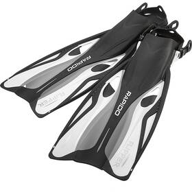 Fa68-atl-fa688042 Rapido Flipper Open Heel Fins Small/medium White