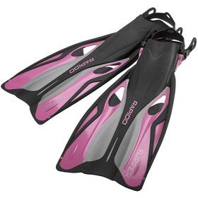 Fa69-atl-fa693432 Rapido Flipper Open Heel Fins Medium-large/x-large Pink