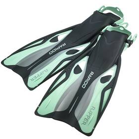 Fa69-atl-fa694842 Rapido Flipper Open Heel Fins Medium-large/x-large Mint