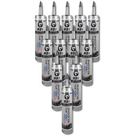 08165i12 Red Devil 08165i Rd Pro Industrial Grade Rtv 100% Silicone 12 Pack Aluminum