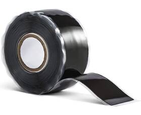 8260 Romeda 1 Inch X 5 Ft Black Self-fusing Silicone 1mm Thickness