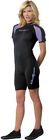 S620wb-51-14 Neosport Wetsuits Womens Premium Neoprene Shorty Lavender Trim 749819533711