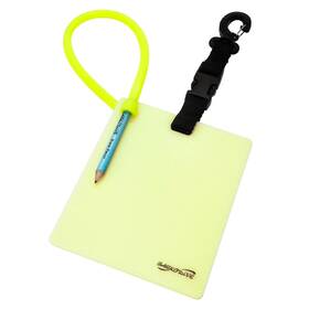 Aw-17 Saekodive Glow-in-the-dark Dive Slate With Pencil And Clip - 5 Inch X 6 Diving Writing B