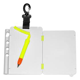 Aw-20 Saekodive Foldable Dive Slate With Graphite Pencil - Diving Writing Board Scuba Notepa