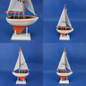 Sailboat9-107 Pacific Sailer Orange Model Ship Fully Assembled No Inch