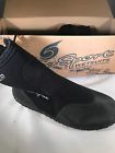 Sb30z-5 Neosport Wetsuits Premium Neoprene Hi Top Zipper Boot Black