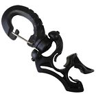 Schc-02-bk Scuba Choice Diving Double Hose Holder With Clip Black