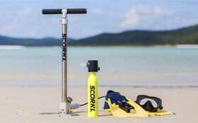 Scorklprosp1 Scorkl Skorkl Pro Cylinder And Hand Pump Refillable Shallow Diving Kit Lot Of 2