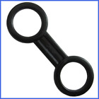 Scsk-01-bk Scuba Diving Snorkeling Silicone Snorkel Keeper Black Free 608866392194
