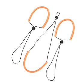 Scuba Choice 850078991379 Diving Adjustable Wrist Lanyard 3-pack Bundle Orange