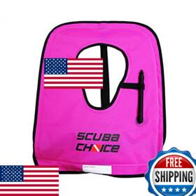 B00ovd6gm8 Scuba Choice Adult Snorkel Vest With Name Box Large Purple/hot Pink