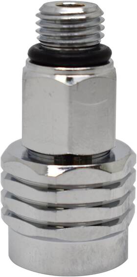 Scad-43 Scuba-choice Diving Female 9/16-18 To Male 3/8-24 Adaptor