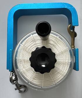 Scar-04 Scuba Choice 270ft Aluminum Wreck Reel Blue
