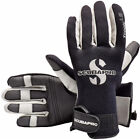 58.325.500 Scuba Pro Tropic 1.5mm Diving Gloves Black White Grey X-large