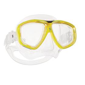 24.833.500 Scubapro Flux Twin Dive Mask Yellow/clear