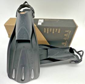 25.761.500 Scubapro Go Sport Open Heel Dive Fins Size Extra Large Black Boot Fit Fin