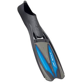25.882.200 Scubapro Jet Sport Full Foot Fins Small 7/8 Black/gray/blue
