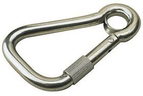 Sea Dog Line 035514150163 Locking Asymmetrical Snap Hook With Eye Insert S.s.