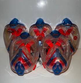 Seac 413791980344 Full Face Snorkel Mask For Snorkeling And Water Sports
