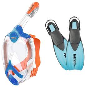 Seac B07pjxht9c Set Unica Sprint Snorkeling For Adults And Kids 10 Full Face