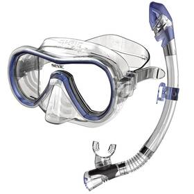 Seac B07pwds4lg Set Giglio Dry Valve Snorkeling Underwater Mask And Snorkel Blue
