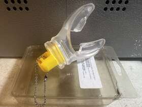 034019 Seacure Sport Model Custom Scuba Diving Clear Mouthpiece
