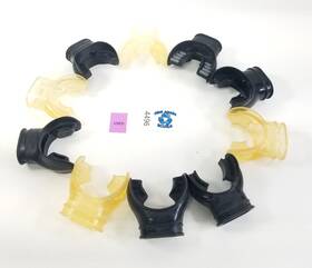 4496 Seacure 10x Mouthpiece Lot Scuba Diving Snorkel 2nd Stage Regulator Used Mouth Piece