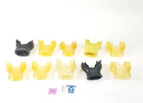 4531 Seacure 10x Mouthpiece Lot Scuba Diving Snorkel 2nd Stage Regulator Used Mouth Piece