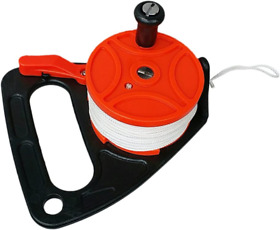 Seafard Compact 150ft Scuba Dive Reel Kayak Anchor With Thumb Red