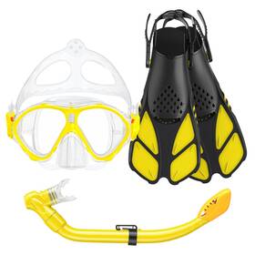 Seovediary B09wmtbmcd Kids Snorkel Set Mask Fins Snorkeling Gear For Anti-fog Swim