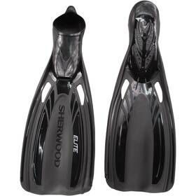 Fn910bk Sherwood Elite Full Foot Fins Small 7.5/8 Black