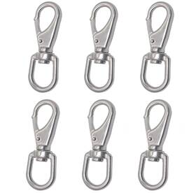 Sisims Clips190916 Marine Grade 316 Stainless Steel Diving Hook Clips Scuba Trigger Clip Swivel