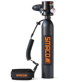 Qqh-300plus-dp-bk Smaco 0.5l Mini Scuba Tank Portable Diving Reusable Lightweight C