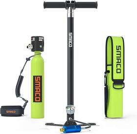 Smaco-s300plusb-gn Smaco Mini Scuba Diving Tank With Pump 0.5l 3000psi Cylinder 6362f1s