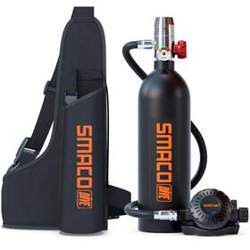 Us-s400abk Smaco S400 1l Mini Scuba Tank Portable Diving For Snorkeling Emerg