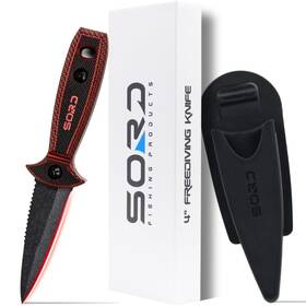 Sord Fishing Products 860011410126 Dive Knife - Scuba Diving With Sheath For Spearfishing Snorkeling
