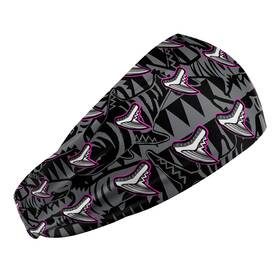 Sfa007hb Spacefish Army Scuba Headband - Tiger Shark Tribal