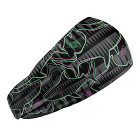 Sfa008hb Spacefish Army Scuba Headband - Neon Jaws