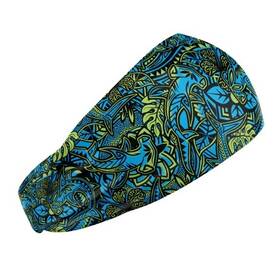 Sfa020hb Spacefish Army Scuba Headband - Hammerhead Hibiscus